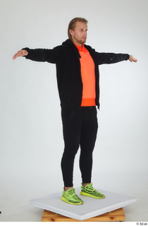  Erling black tracksuit dressed orange long sleeve t shirt sports standing t-pose whole body yellow sneakers 0008.jpg